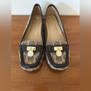 Michael Kors Hamilton Loafer | Brown MK logo | Size: 7.5